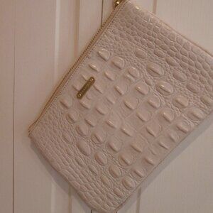 Brahmin  Melbourne Pearl Leather Small Wristlet or Cosmetic Bag